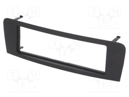 Radio mounting frame; Mercedes; 1 DIN; black