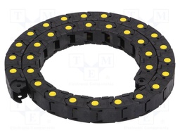 Cable chain; MEDIUM; Bend.rad: 80mm; L: 990mm; Int.height: 18mm