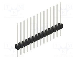 Connector: pin strips; pin header; male; PIN: 14; 2.54mm; THT; 1x14