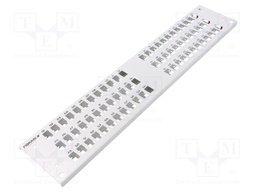 Front panel; 2U; Panel colour: grey; V: double