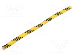 Rope; polypropylene; Ørope: 10mm; L: 100m; with a core; yellow