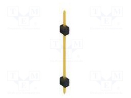 Connector: pin strips; pin header; male; PIN: 1; 2.54mm; THT; 1x1