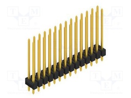 Connector: pin strips; pin header; male; PIN: 28; 2.54mm; THT; 2x14