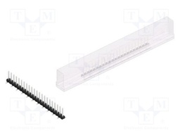 Connector: pin strips; pin header; male; PIN: 22; 2.54mm; SMT; 1x22
