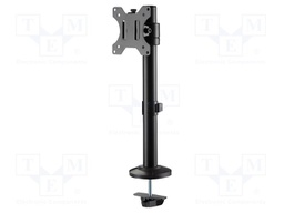 Holder; table edge; 8kg; 15÷32"; black; Dim: 114x126x462mm