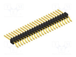 Connector: pin strips; pin header; male; PIN: 24; 1.27mm; SMT; 1x24