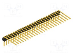 Connector: pin strips; pin header; male; PIN: 24; 2.54mm; THT; 1x24
