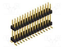 Connector: pin strips; pin header; male; PIN: 30; 2.54mm; SMT; 2x15
