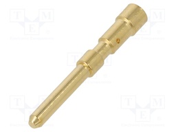 Contact; Size: 1,5mm; male; 0.75mm2; crimped; for cable
