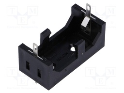 Holder; Leads: soldering lugs; Size: CR123A,R123; Batt.no: 1