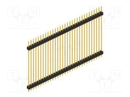 Connector: pin strips; pin header; male; PIN: 31; 2.54mm; THT; 1x31