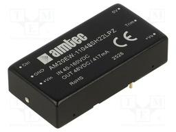 Converter: DC/DC; Protection: short circuit protection SCP