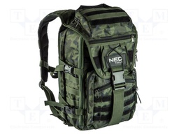 Backpack; tactical; poliester 600D; 295x500x190mm