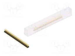 Connector: pin strips; pin header; male; PIN: 64; 2mm; SMT; 2x32