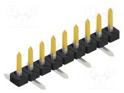 Connector: pin strips; pin header; male; PIN: 9; 2mm; SMT; 1x9; 100V
