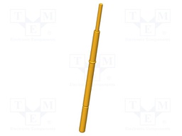 Test needle; Operational spring compression: 4mm; 5A; Ø: 1mm; 0.6N