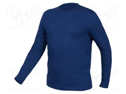 Long-sleeved t-shirt; Size: L; blue; Basic; 180g/m2