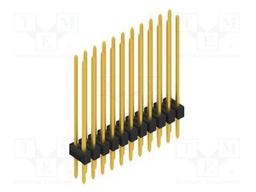 Connector: pin strips; pin header; male; PIN: 22; 2.54mm; THT; 2x11
