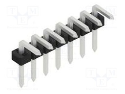 Connector: pin strips; pin header; male; PIN: 7; 2mm; THT; 1x7; 100V