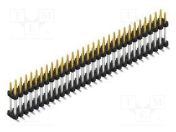 Connector: pin strips; pin header; male; PIN: 60; 2mm; SMT; 2x30