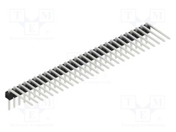 Connector: pin strips; pin header; male; PIN: 28; 2.54mm; THT; 1x28