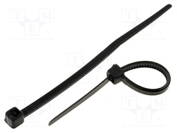 Cable tie; L: 62mm; W: 2.4mm; polyamide; 78.5N; black; Ømax: 11mm