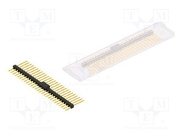 Connector: pin strips; pin header; male; PIN: 27; 2.54mm; SMT; 1x27
