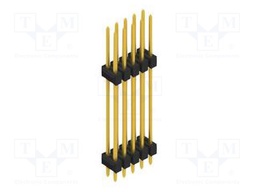 Connector: pin strips; pin header; male; PIN: 10; 2.54mm; THT; 2x5