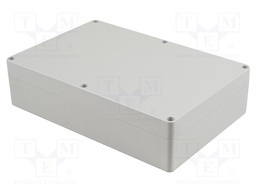 Enclosure: multipurpose; X: 160mm; Y: 240mm; Z: 60mm; 1554; grey; IP68