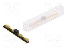Connector: pin strips; pin header; male; PIN: 56; 2.54mm; SMT; 2x28
