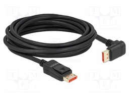 Cable; DisplayPort plug,DisplayPort plug 90° up/down; 5m; black