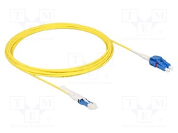 Fiber patch cord; OS2; CS/UPC,LC/UPC; 5m; 9/125um; LSZH; blue