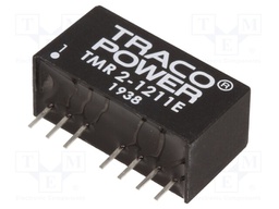 Converter: DC/DC; 2W; Uin: 9÷18V; Uout: 5VDC; Iout: 400mA; SIP8; 4.8g