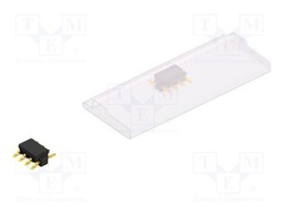 Connector: pin strips; pin header; male; PIN: 4; 2.54mm; SMT; 1x4