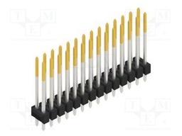Connector: pin strips; pin header; male; PIN: 28; 2.54mm; THT; 2x14