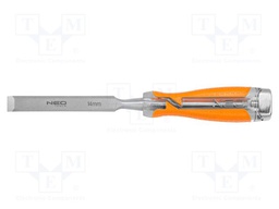 Chisel; Application: wood; Tipwidth: 14mm; L: 260mm; antislip