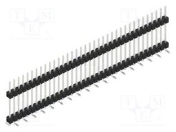 Connector: pin strips; pin header; male; PIN: 36; 2.54mm; SMT; 1x36