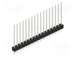 Connector: pin strips; pin header; male; PIN: 17; 2.54mm; THT; 1x17