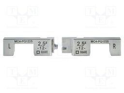 Crimping jaws; 2.5mm2; Application: ferrule; square; 12mm