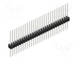 Connector: pin strips; pin header; male; PIN: 28; 1.27mm; THT; 1x28