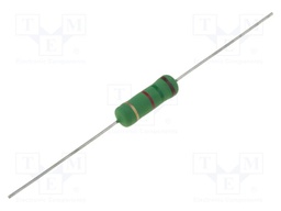 Resistor: wire-wound; high voltage; THT; 1.5kΩ; 2W; ±5%; Ø5.5x16mm