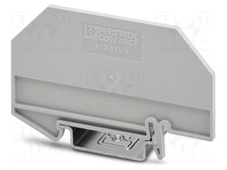 Separating plate; L: 38.2mm; W: 2.2mm; H: 72.8mm; Body: grey