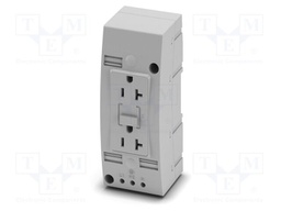 Double socket,  Pin connector pattern type AB 20A,  Screw co