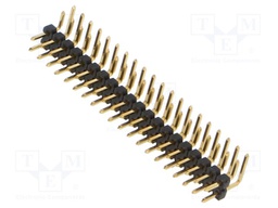 Connector: pin strips; pin header; male; PIN: 40; 2.54mm; THT; 2x20