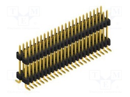 Connector: pin strips; pin header; male; PIN: 48; 1.27mm; SMT; 2x24
