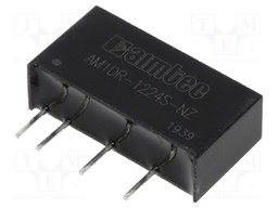 Converter: DC/DC; 1W; Uin: 11.4÷12.6V; 24VDC; Iout: 42mA; SIP7; 2.1g