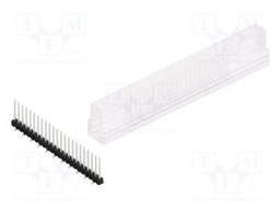 Connector: pin strips; pin header; male; PIN: 23; 2.54mm; SMT; 1x23