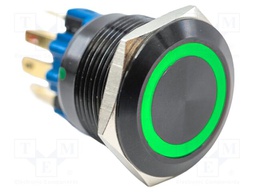 Switch: vandal resistant; Pos: 2; SPST NC + NO; 2A/48VDC; IP65