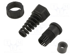 RJ45 housing; with strain relief; 4.5÷6.5mm; IP67; for cable