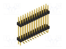 Connector: pin strips; pin header; male; PIN: 26; 2.54mm; SMT; 2x13